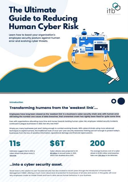 ITB - Guide to Reducing Human Risk