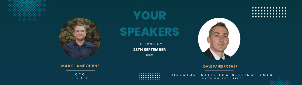 AI Risks Speakers - Mark Lambourne and Dale Fairbrother